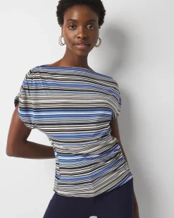 Asymmetric Ruched Top*White House Black Market Discount