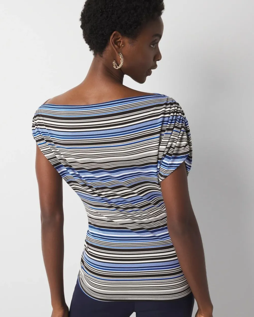 Asymmetric Ruched Top*White House Black Market Discount
