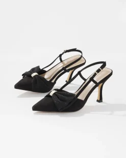 Bow Slingback Pump*White House Black Market New