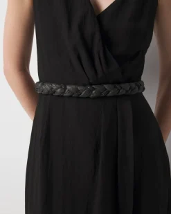 Braided Raffia Stretch Belt*White House Black Market Outlet