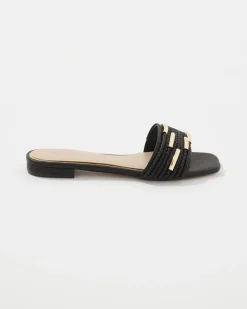 Braided Strap & Gold Flats*White House Black Market Outlet