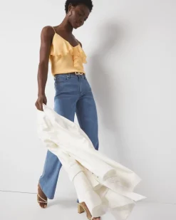 Chiffon Ruffle Camisole*White House Black Market New