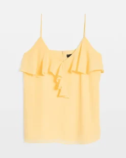 Chiffon Ruffle Camisole*White House Black Market New