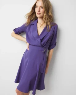 Crepe Shirt Dress*White House Black Market Online