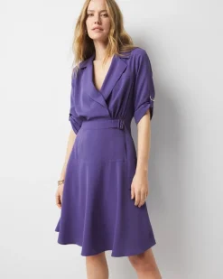 Crepe Shirt Dress*White House Black Market Online