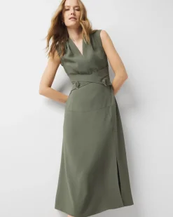 Crisscross Utility Midi Dress*White House Black Market Hot