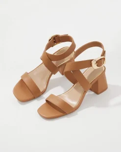 Cross Strap Sandal*White House Black Market New