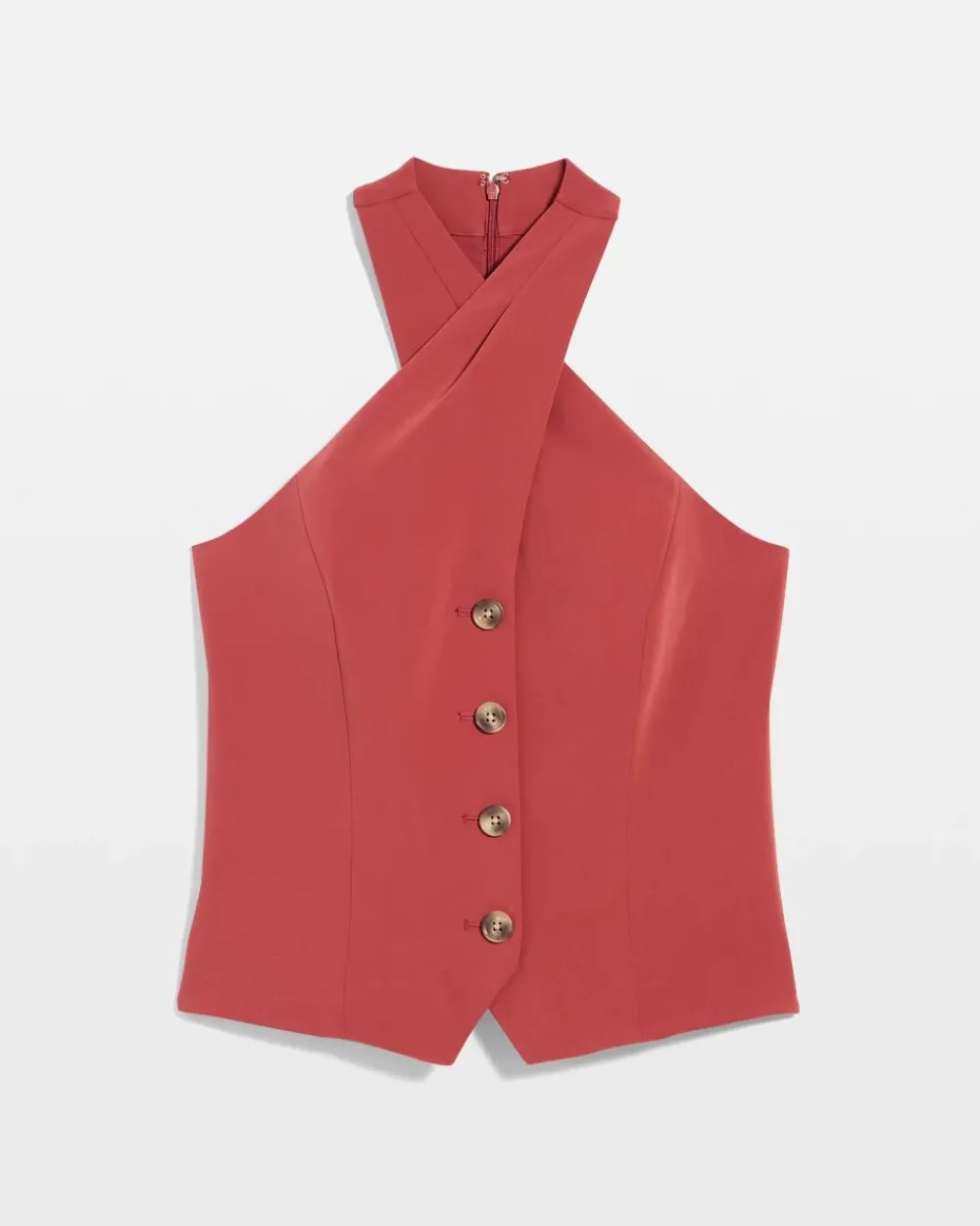 Crossover Halter Vest*White House Black Market New