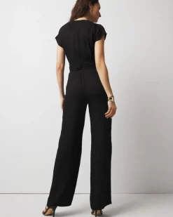Crossover-Front Jumpsuit*White House Black Market Sale