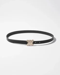 Crystal Buckle Pant Belt*White House Black Market Clearance