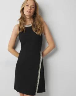 Crystal Embellished Mini Dress*White House Black Market Fashion