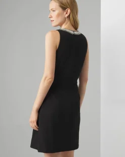 Crystal Embellished Mini Dress*White House Black Market Fashion