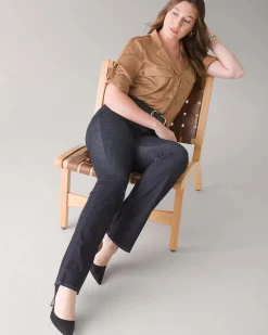Curvy High-Rise Skinny Flare Jeans*White House Black Market Fashion