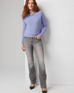 Curvy High-Rise Skinny Flare Jeans*White House Black Market New