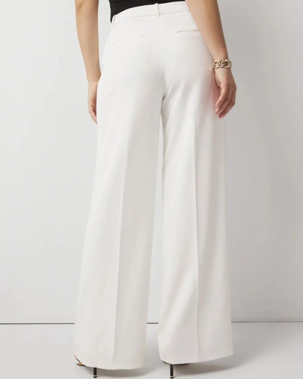 Curvy Pleated Wide Leg Pants*White House Black Market Outlet
