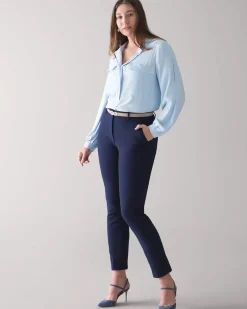 Curvy WHBM® Elle Slim Ankle Comfort Stretch Pant*White House Black Market Best