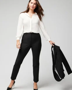 Curvy WHBM® Elle Slim Ankle Comfort Stretch Pant*White House Black Market Hot