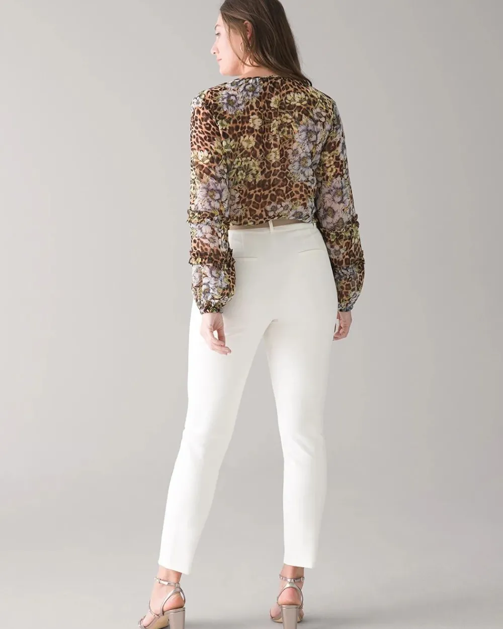 Curvy WHBM® Elle Slim Ankle Comfort Stretch Pant*White House Black Market Clearance