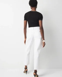 Extra High-Rise Barrel Jean*White House Black Market Hot