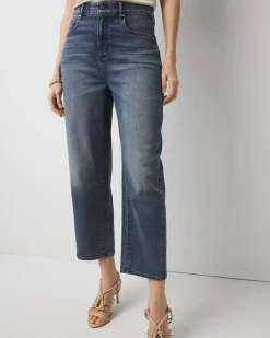 Extra High-Rise Barrel Jean*White House Black Market Discount
