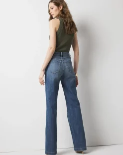 Extra High-Rise Novelty Pocket Trouser Jean*White House Black Market Best