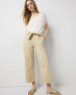 Extra High-Rise Pret Belted Wide Leg Cropped Pant*White House Black Market Discount