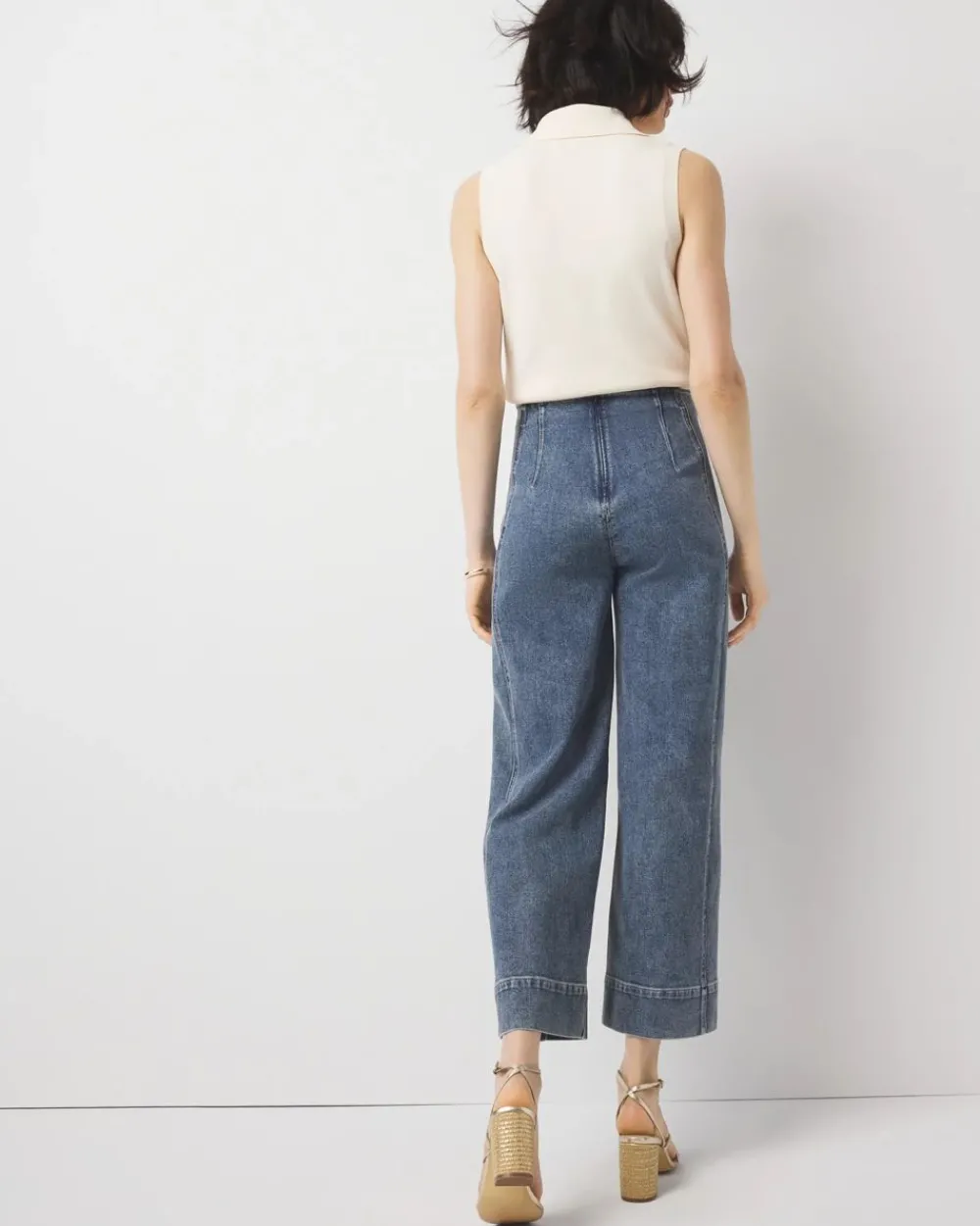 Extra High-Rise Wide Leg Cropped Jean*White House Black Market Online