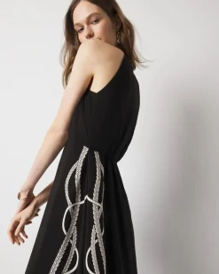 Graphic Floral Maxi Dress*White House Black Market Clearance