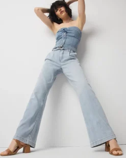 High-Rise Pleated Trouser Jean*White House Black Market Outlet