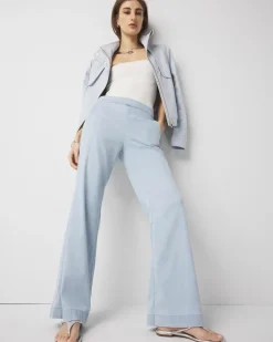 High-Rise Pull-On Wide Leg Jean*White House Black Market Online