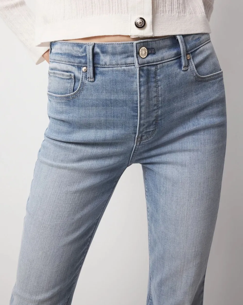 High-Rise Slit Hem Bootcut Jean*White House Black Market Online