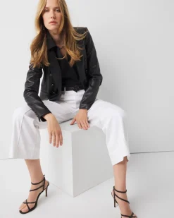 High-Rise Wide Leg Cropped Jeans*White House Black Market Clearance