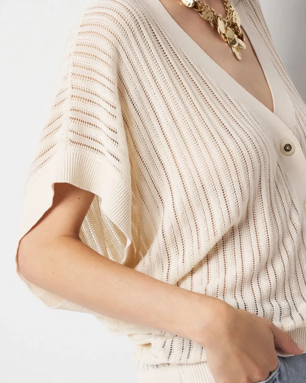 Kimono Sleeve Cardigan Sweater*White House Black Market New