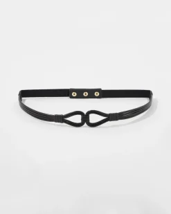 Knotted Skinny Stretch Belt*White House Black Market Hot