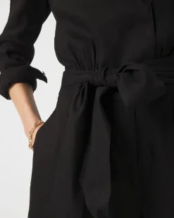 Linen-Blend Romper*White House Black Market Clearance