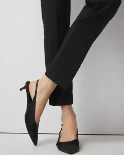 Mesh Kitten Heel Pump*White House Black Market Hot