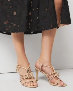 Neutral Strappy Sandal*White House Black Market Discount