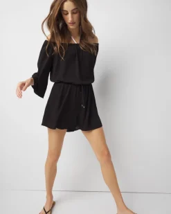 Off-the-Shoulder Romper*White House Black Market Best