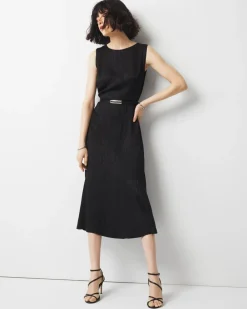 Petite Animal-Print Jacquard Midi Dress*White House Black Market Hot