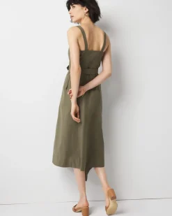 Petite Asymmetric Trench Midi Dress*White House Black Market Online