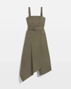 Petite Asymmetric Trench Midi Dress*White House Black Market Online