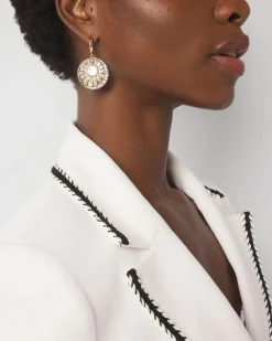 Petite Braided Trim Cropped Jacket*White House Black Market Clearance