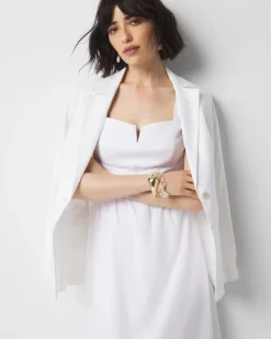 Petite Bustier Midi Dress*White House Black Market Fashion