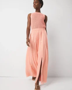 Petite Chiffon A-Line Maxi Skirt*White House Black Market Online