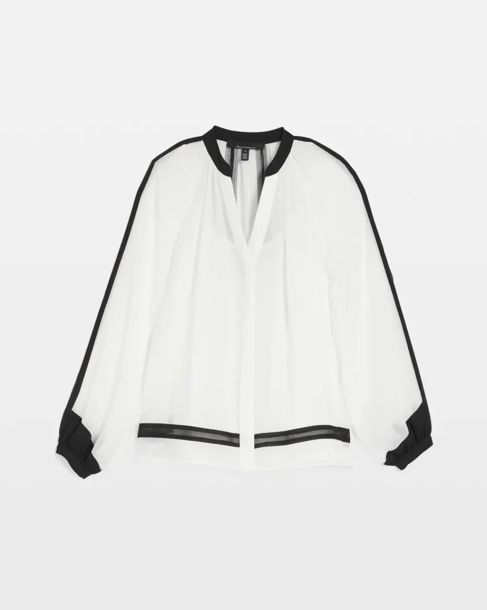 Petite Chiffon Colorblock Blouse*White House Black Market Online