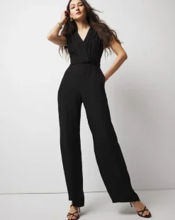 Petite Crossover-Front Jumpsuit*White House Black Market Outlet