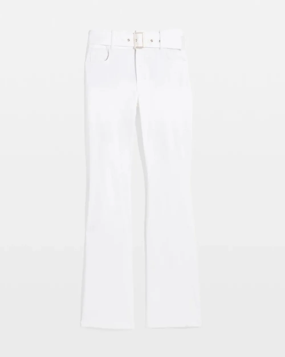 Petite Extra High-Rise Belted Skinny Flare Jean*White House Black Market Sale