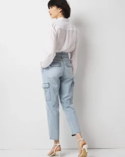 Petite Extra High-Rise Cargo Jean*White House Black Market Online