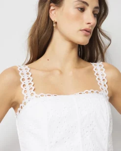 Petite Eyelet Bustier*White House Black Market Fashion