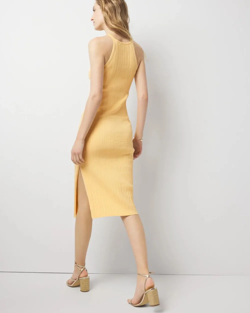 Petite Halter Sweater Dress*White House Black Market Outlet